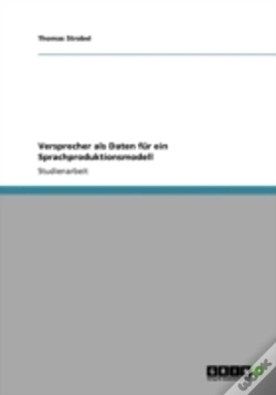 Capa do artigo Versprecher Als Daten Fur Ein Sprachproduktionsmodell