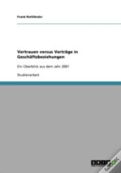 Capa do artigo Vertrauen Versus Vertrage In Geschaftsbeziehungen