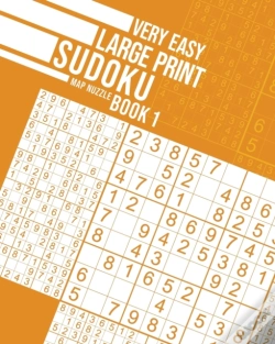 Capa do artigo Very Easy Large Print Sudoku Book 1