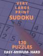 Very Large Print Sudoku 120 Puzzles Easy-Medium- Hard. - Preview