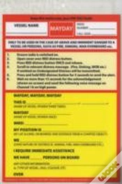 Capa do artigo Vhf Dsc Mayday Procedure Card