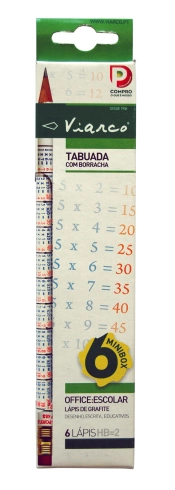Capa do artigo VIARCO - LAPIS TABUADA - Caixa com 6