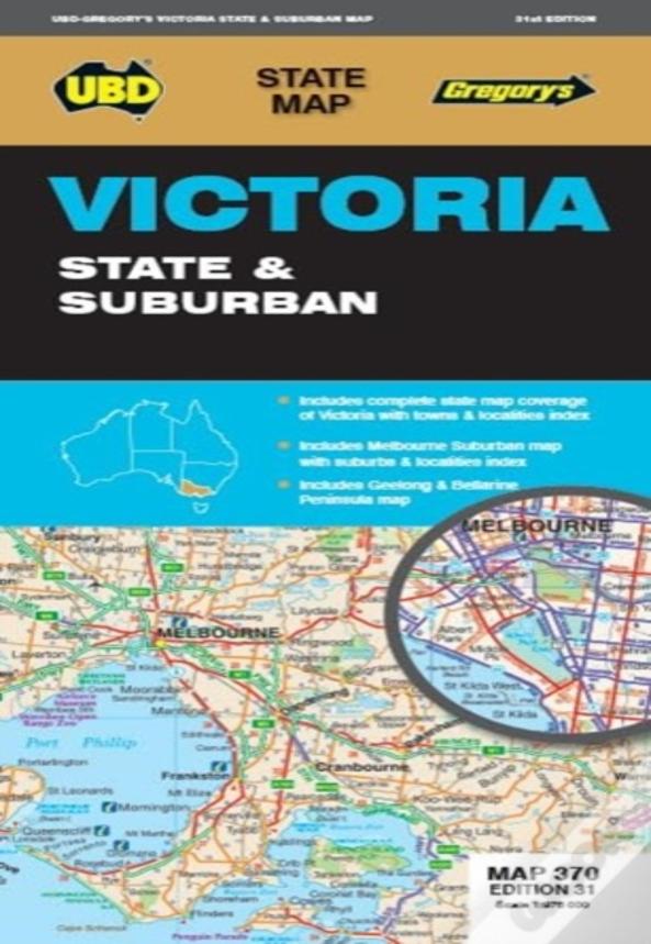 Victoria State & Suburban Map 370 31st Ed