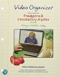 Video Notebook For Prealgebra & Introductory Algebra - Preview