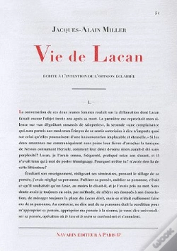 Capa do artigo Vie De Lacan