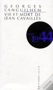 Capa do artigo Vie Et Mort De Jean Cavaillès (1944)