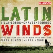 Capa do artigo Villa-Lobos, Rodrigo, Chavez: Latin Winds - CD