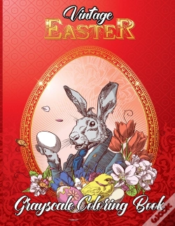 Capa do artigo Vintage Easter Grayscale Coloring Book