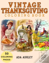 Vintage Thanksgiving Coloring Book