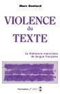 Violence Du Texte ; La Littérature Marocaine De Langue Française - Preview