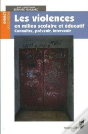 Capa do artigo Violences En Milieu Scolaire Et Éducatif