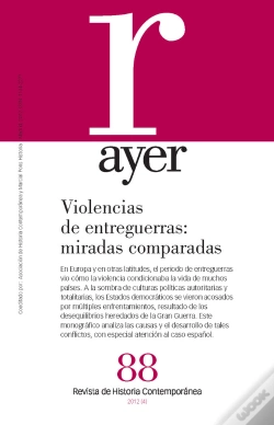 Capa do artigo Violencias De Entreguerras: Miradas Comparadas (Ayer 88)
