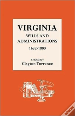 Capa do artigo Virginia Wills And Administrations 1632-1800