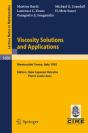 Viscosity Solutions And Applications - Preview