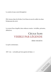 Capa do artigo Visible Par Légende