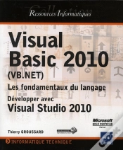 Capa do artigo Visual Basic 2010 (Vb.Net) ; Les Fondamentaux Du Langage ; Développer Avec Visual Studio 2010