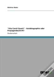 Capa do artigo "Vita Caroli Quarti" - Autobiographie Oder Propagandaschrift?