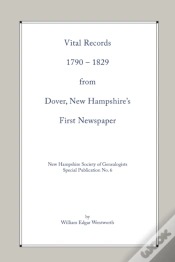 Capa do artigo Vital Records 1790-1829 From Dover, New Hampshire