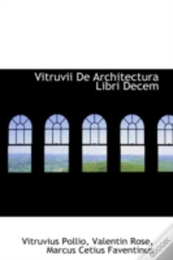 Capa do artigo Vitruvii De Architectura Libri Decem