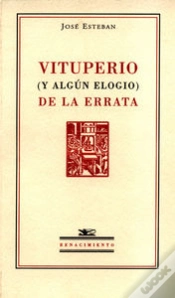 Capa do artigo Vituperio Y Algún Elogio De La Errata