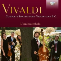 Capa do artigo Vivaldi: Complete Sonatas for 2 Violins and B.c. - CD