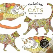 Vive Le Color Cats Coloring Book
