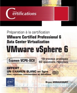 Capa do artigo Vmware Vsphere 6 ; Préparation À La Certification Vmware Certified Professional 6 ; Data Center Virtualization ; Examen Vcp6-Dcv