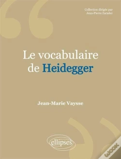 Capa do artigo Vocabulaire De Heidegger (Le)
