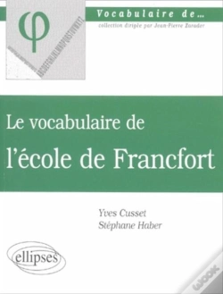 Capa do artigo Vocabulaire De L'École De Francfort (Le)