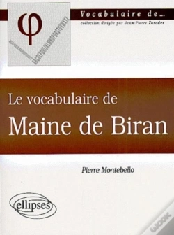 Capa do artigo Vocabulaire De Maine De Biran (Le)