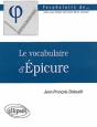 Vocabulaire D'Épicure (Le) - Preview