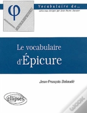 Vocabulaire D'Épicure (Le)