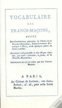 Capa do artigo Vocabulaire Des Francs-Macons