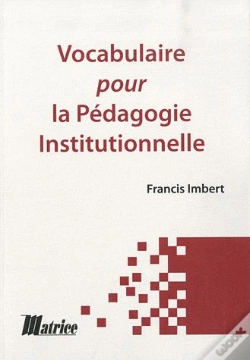 Capa do artigo Vocabulaire Pour La Pédagogie Institutionnelle