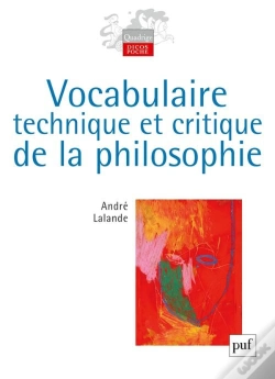 Capa do artigo Vocabulaire Technique Et Critique De La Philosophie