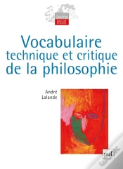 Capa do artigo Vocabulaire Technique Et Critique De La Philosophie