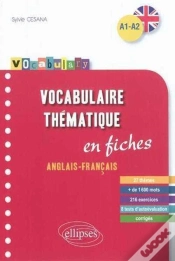 Capa do artigo Vocabulaire Thématique En Fiches ; Anglais-Français ; A1>A2