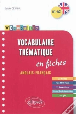 Capa do artigo Vocabulaire Thématique En Fiches ; Anglais-Français ; A1>A2