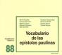Vocabulario De Las Epistolas Paulinas  - Preview