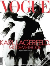 Capa do artigo Vogue Special Karl Lagerfeld. Modemethode /Allemand
