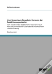 Vom Ressort Zum Newsdesk