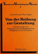 Von Der Reihung Zur Gestaltung