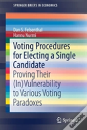 Voting Procedures For Electing A Single Candidate