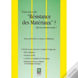 Capa do artigo Vous Avez Dit Resistance Des Materiaux ; Qu'En Savez-Vous