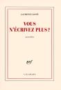 Vous N'Écrivez Plus ? - Preview