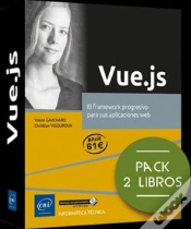 Capa do artigo Vue Js Pack 2 Libros El Framework Progresivo Para Sus Aplic