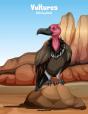 Vultures Coloring Book 1 - Preview