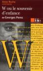 W Ou Le Souvenir D'Enfance De Georges Perec  (Essai Et Dossier) - Preview