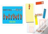 Wacky Waving Inflatable Tube Guy Sticky Notes