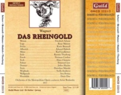 Capa do artigo Wagner: Das Rheingold - CD